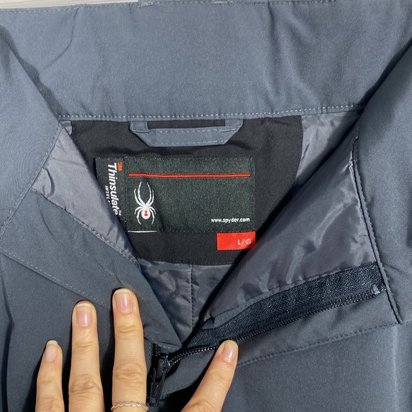 Men’s Spyder Insulated Gray Ski Pants size large - Picture 5 of 16